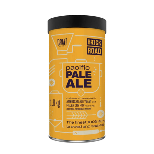 Brick Road Pacific Pale Ale Craft Beer Extract can for home brewing. Buy online from Noble Barons