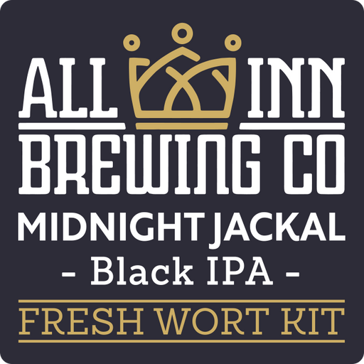 All Inn Brewing Co Midnight Jackal Black IPA Fresh Wort - Newcastle Brew Shop