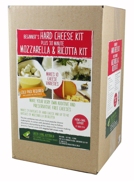 Beginner's Hard Cheese / 30 Minute Plus Mozzarella & Ricotta Combo Kit