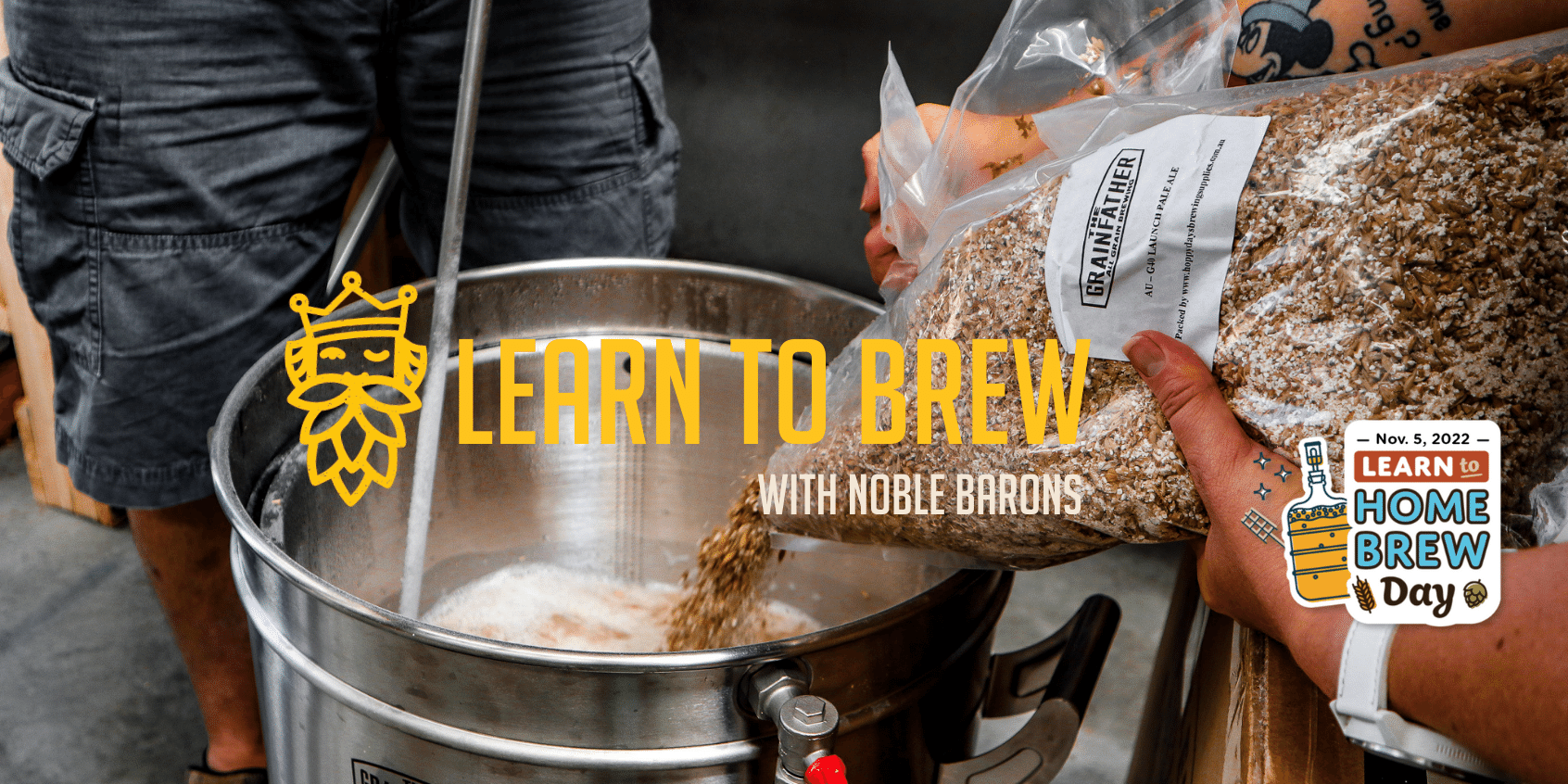 Noble Barons Learn to Home Brew Workshops November 2022
