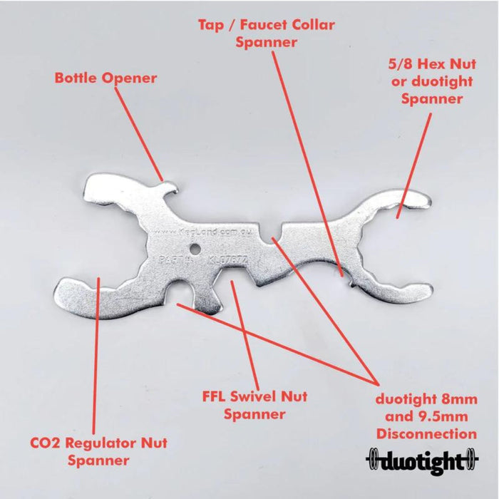Buy the Duotight 7 in 1 Tap Spanner online at Noble Barons