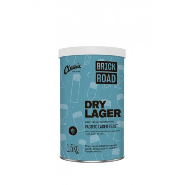 Buy Brick Road Dry Lager 1.5kg online at Noble Barons