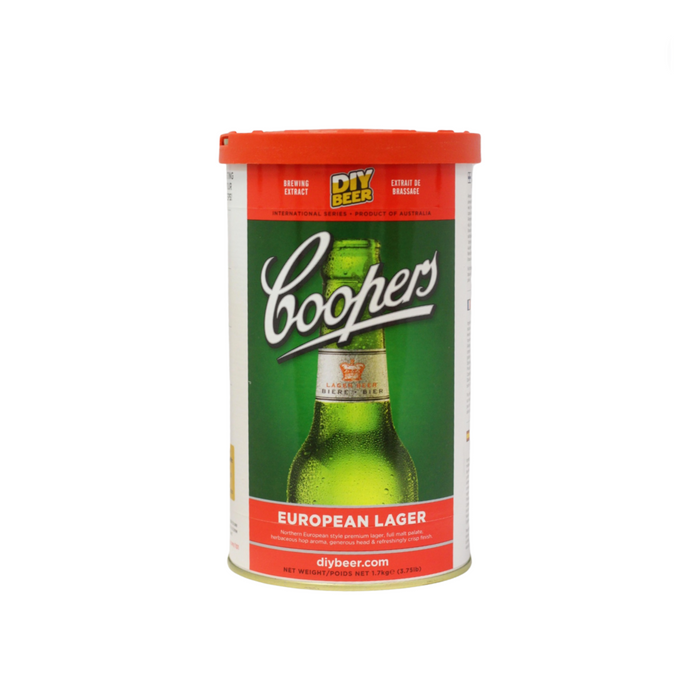 Coopers European Lager Home Brew Extract Can Kit 1.7kg