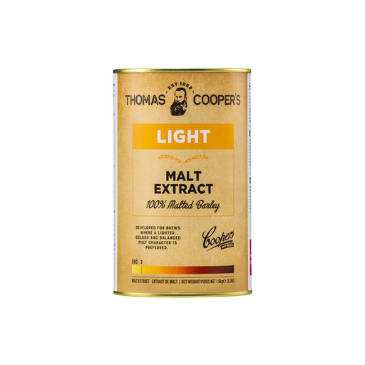 Coopers Light Malt Home Brew Extract Can Kit 1.5kg