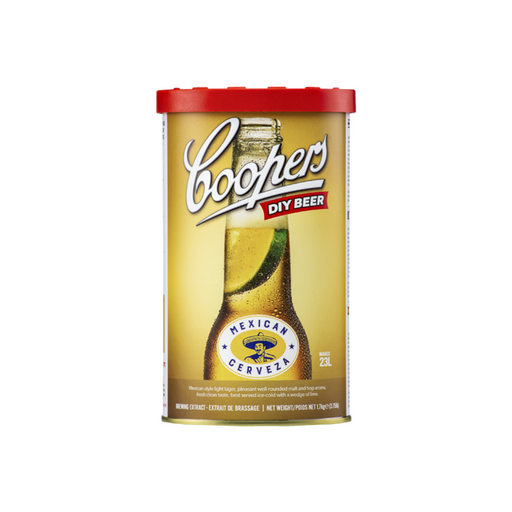 Coopers Mexican Cerveza Home Brew Extract Can Kit 1.7kg