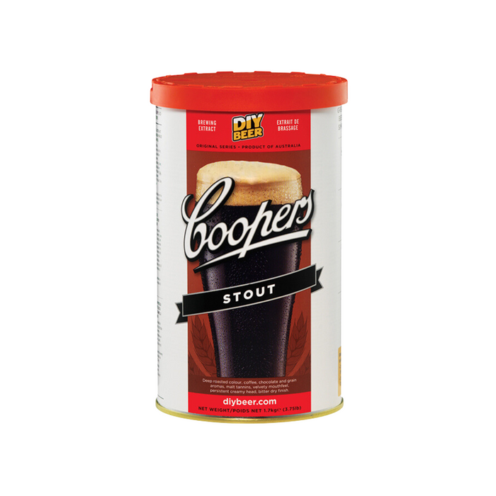 Coopers Stout Home Brew Extract Can Kit 1.7kg