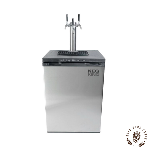 Kegerator Fridge Keg King Keg Master Series XL with Triple Tap Font