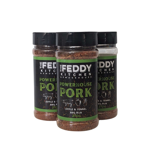 Pork Powerhouse Apple and Fennel BBQ Rub by Feddy Kitchen and Smokehouse