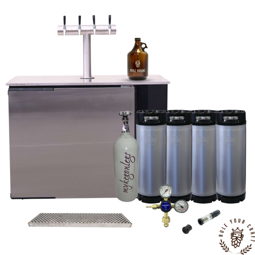 Buy the Solstice 365 Kegerator Complete Quad Tap Package online at Noble Barons