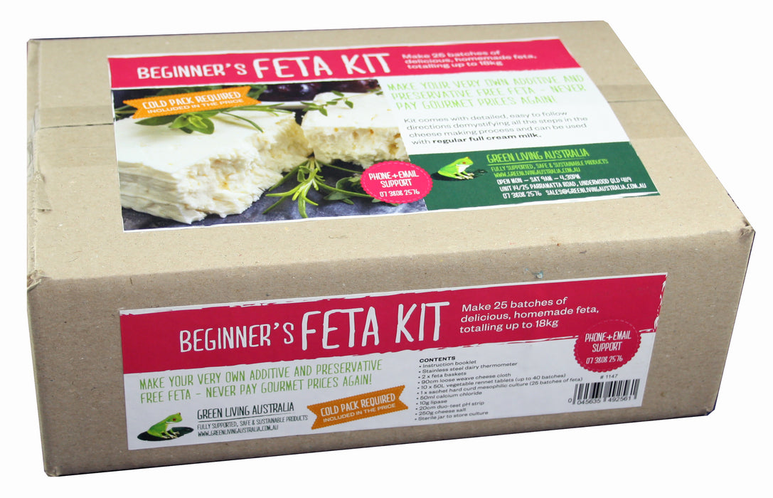 Beginner's Feta Cheese Kit (including culture pack)