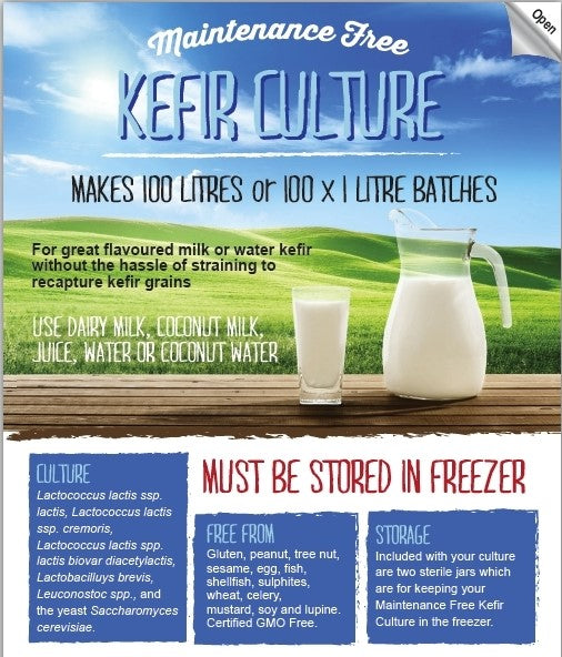 Kefir Culture - 100 litres