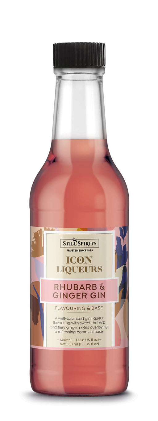 Icon Liqueurs Rhubarb & Ginger Gin Spirit Flavouring
