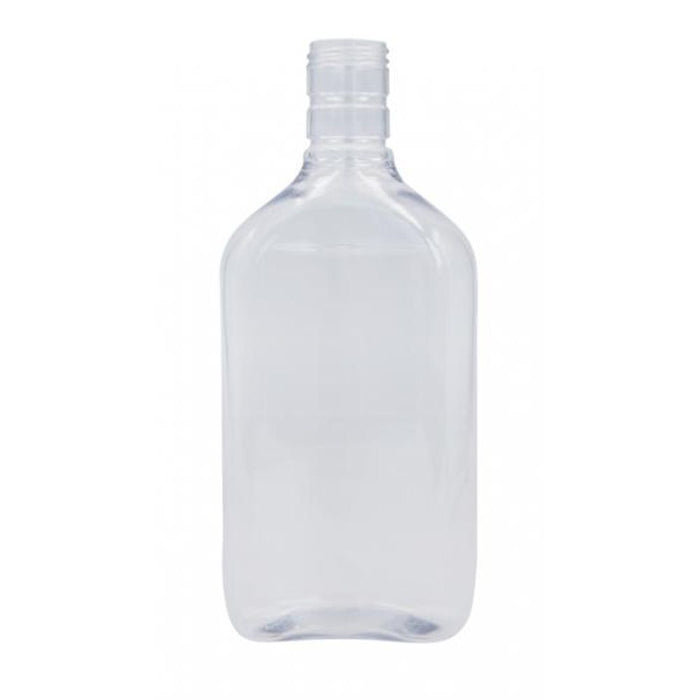 PET Spirit Flask with white cap (500 ml)