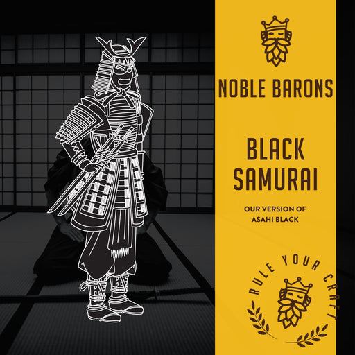 Black Samurai Home Brew Extract Can Beer Recipe Kit is our clone of Asahi Black
