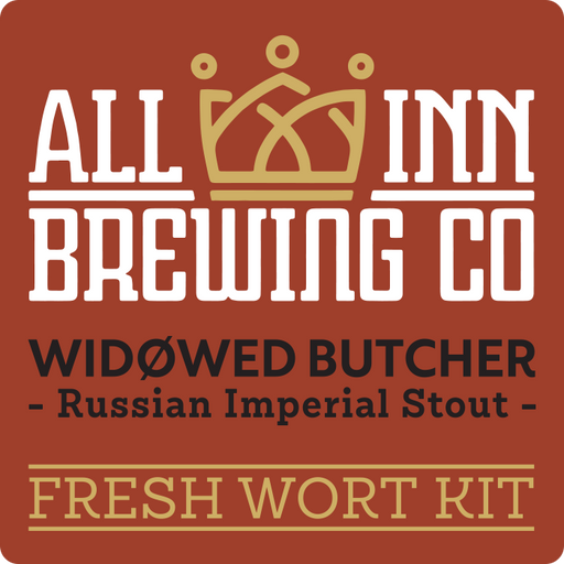 All Inn Brewing Co Widowed Butcher Russian Imperial Stout Fresh Wort kit