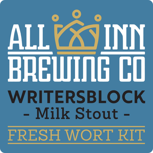 All Inn Brewing Co Writers Block Milk Stout Fresh Wort kit