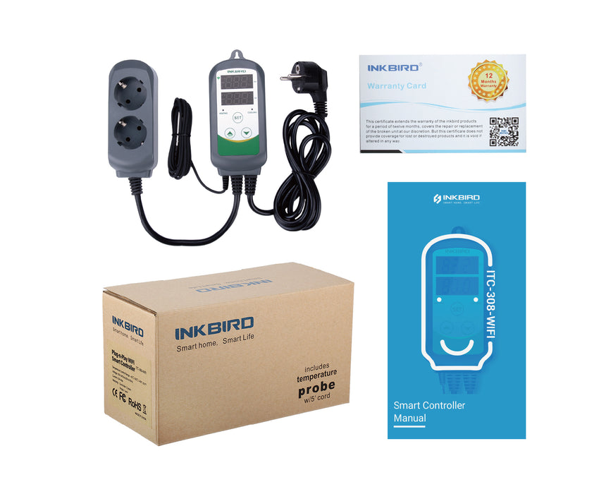 Inkbird Temperature Controller ITC308WIFI — Newcastle Brew Shop