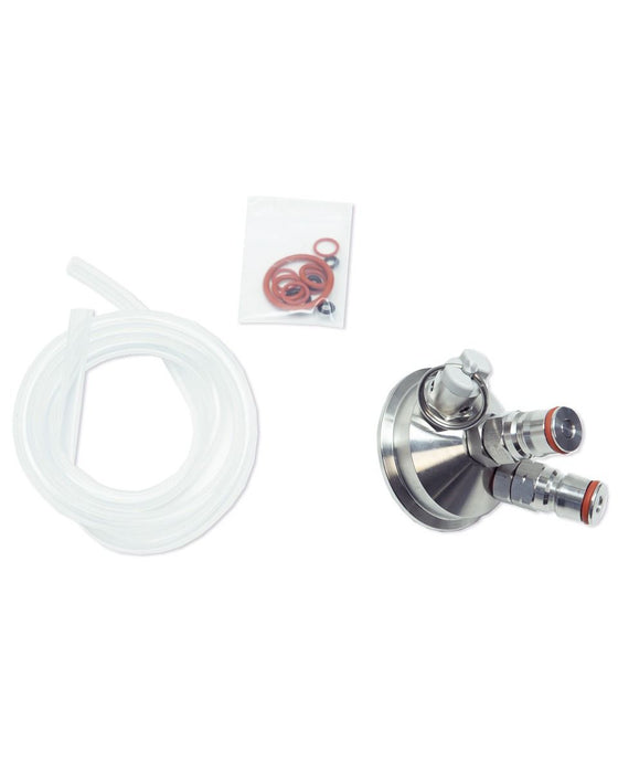 Mini Keg Coupler with 2-inch Tri Clover Fitting