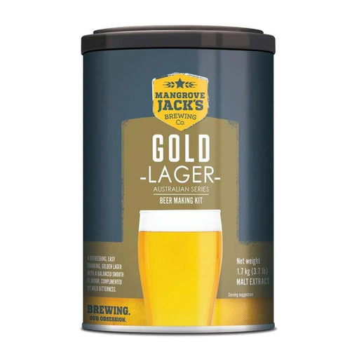 Mangrove Jack's Australian Classic Gold Lager Beer Kit - Buy from Noble Barons Online Store