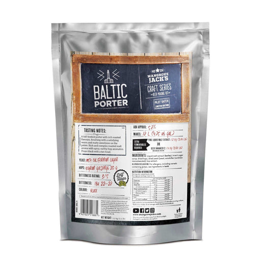 Mangrove Jack's Baltic Porter recipe pouch
