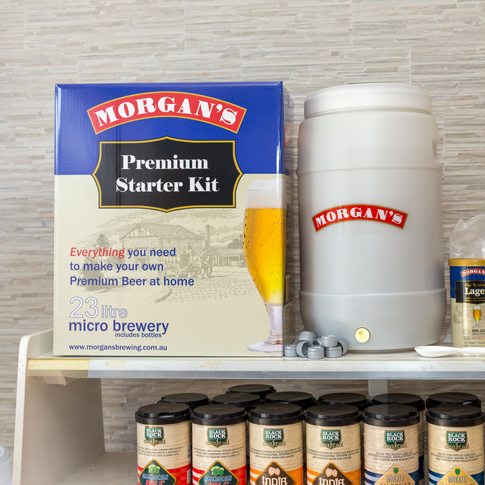 Morgan's Premium Starter Kit on display