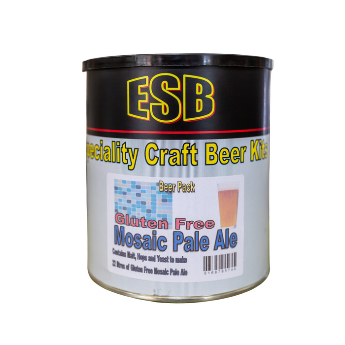 Buy the ESB Gluten Free Mosaic Pale Ale 3kg online at Noble Barons
