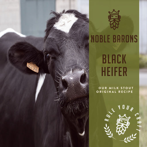 Black Heifer Craft Home Brew Extract Can Beer Recipe Kit is our Milk Stout Original Recipe