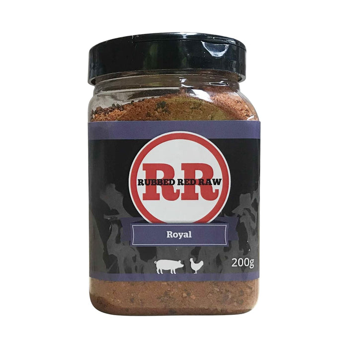 Rubbed Red Raw Royal BBQ Rub 200gm