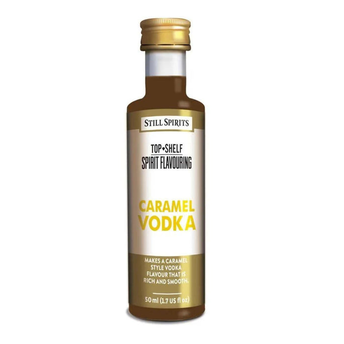 Still Spirits Top Shelf Caramel Vodka Spirit Essence 50ml Bottle