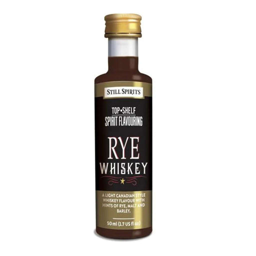 Still Spirits Top Shelf Rye Whiskey Spirit Essence 50ml Bottle